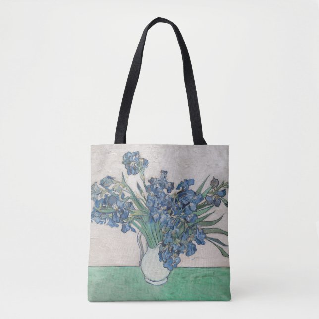 Tote Bag Van Gogh Iris Vase Peinture Impressionnisme (Devant)