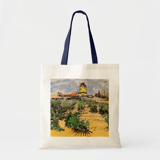Tote Bag Van Gogh Mill d'Alphonse Daudet à Fontevielle (Devant)