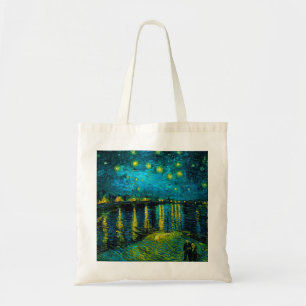Tote Bag Van Gogh Nuit étoilée sur le Rhône