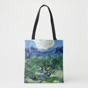 Tote Bag Van Gogh - Oliviers aux Alpilles Arrière - plan