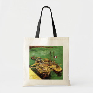 Tote Bag Van Gogh Quay avec des hommes déchargeant des napp
