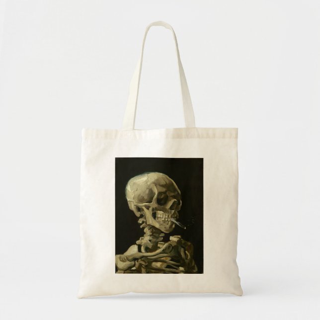 Tote Bag van gogh Skull (Devant)