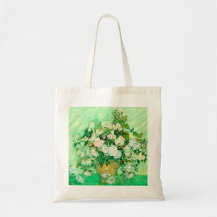Tote Bag Van Gogh White Roses