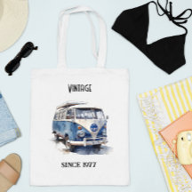 Van vintage dans Delft Blue personnalisable