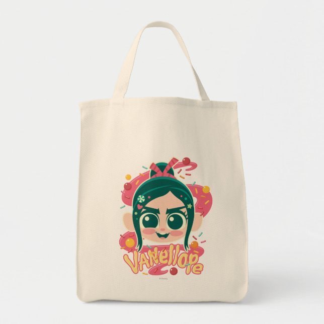 Tote Bag Vanellope Von Schweetz Face (Devant)