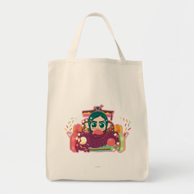 Tote Bag Vanellope Von Schweetz voiture de conduite (Devant)