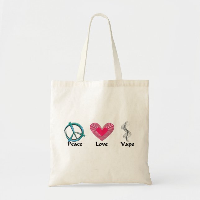 Tote Bag Vaping sur l'aller (Devant)