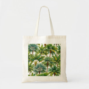 Tote Bag Variété de palmiers motif botanique tropical