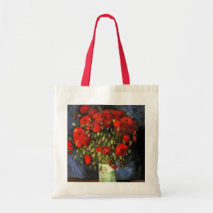 Tote Bag Vase avec des pavots rouges par Vincent van Gogh