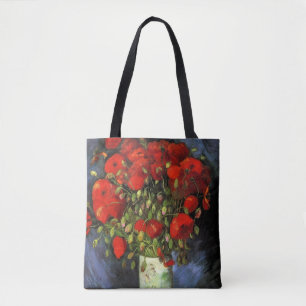 Tote Bag Vase avec des pavots rouges par Vincent van Gogh
