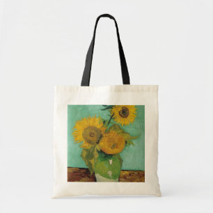 Tote Bag Vase avec trois tournesols, Vincent van Gogh