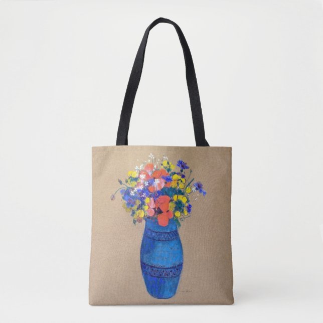 Tote Bag Vase de fleurs, Redon (Devant)
