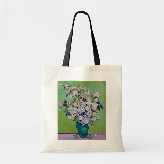Tote Bag Vase des Roses, Vincent van Gogh (Devant)