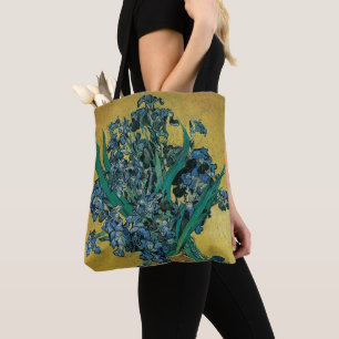 Tote Bag Vase Still Life avec Irises par Vincent van Gogh