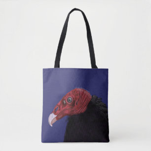 Tote Bag Vautour de Turquie illustrée