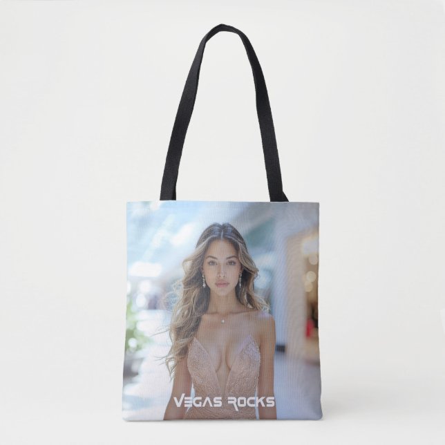 TOTE BAG VEGAS ROCKEUSE (Devant)