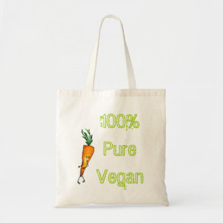 Tote Bag végétalien pur de 100% - carotte
