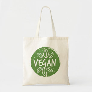 Tote Bag Végétalien - vert-foncé