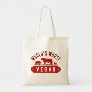 Tote Bag Végétan le plus mauvais au monde