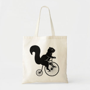 Tote Bag Vélo de cru d'équitation d'écureuil