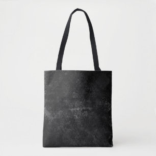 Tote Bag Velvety Onyx Damask Black Vampy Grunge Baroque
