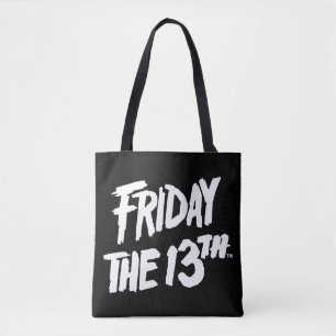 Tote Bag Vendredi 13   Logo empilé peint