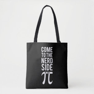 Tote Bag Venez au côté nerd