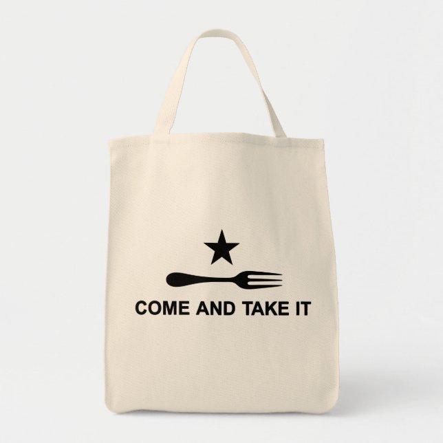 Tote Bag Venez le prendre (Devant)