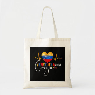 Tote Bag Venezuela en el Corazon Venezuelan Pride