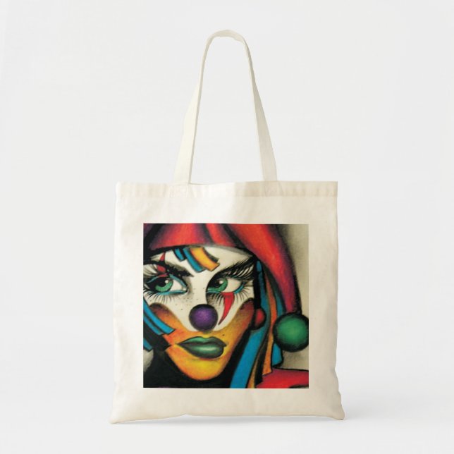 Tote Bag Venise le clown (Devant)