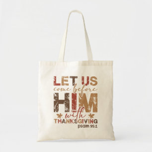 Tote Bag Venons devant Lui avec actions de grâces