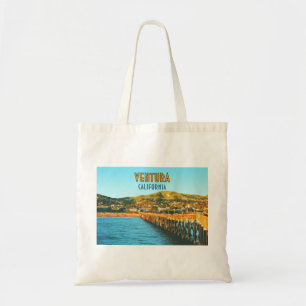 Tote Bag Ventura Pier Beach Californie Vintage