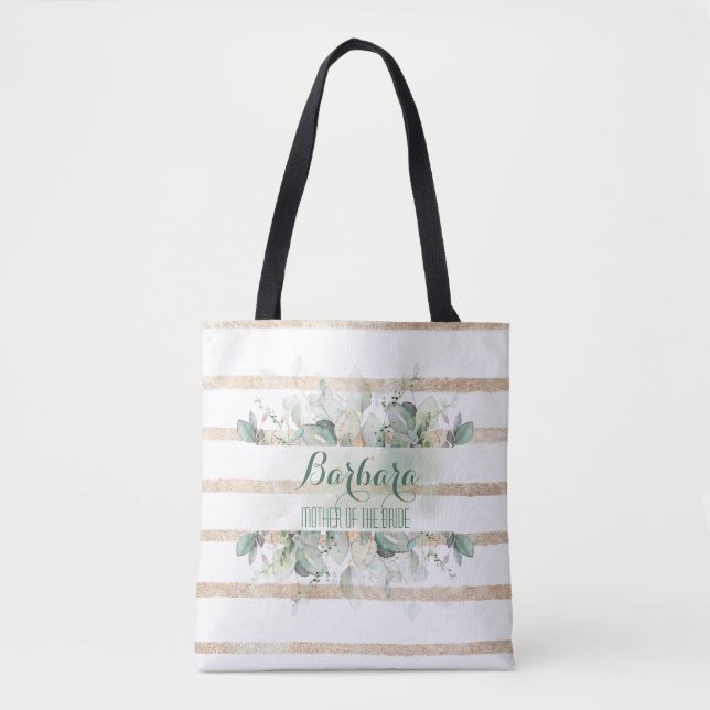 Tote Bag Verdure Mère botanique or de la mariée Fourre-tout (Devant)