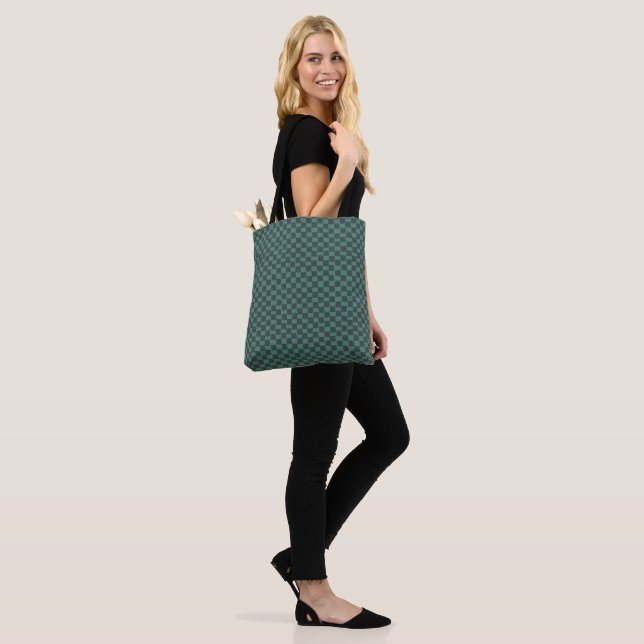 Tote Bag Vérificateurs - Turquoise (Sur le modèle)