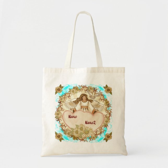 Tote Bag Véritable ange d'amour (Devant)