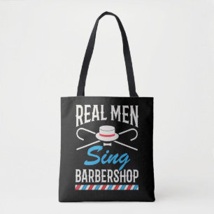Tote Bag Véritable Homme Chanter Barbershop Quartet Chanteu