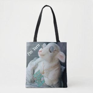 Tote Bag Vern le Prince d'un agneau à la place du passager