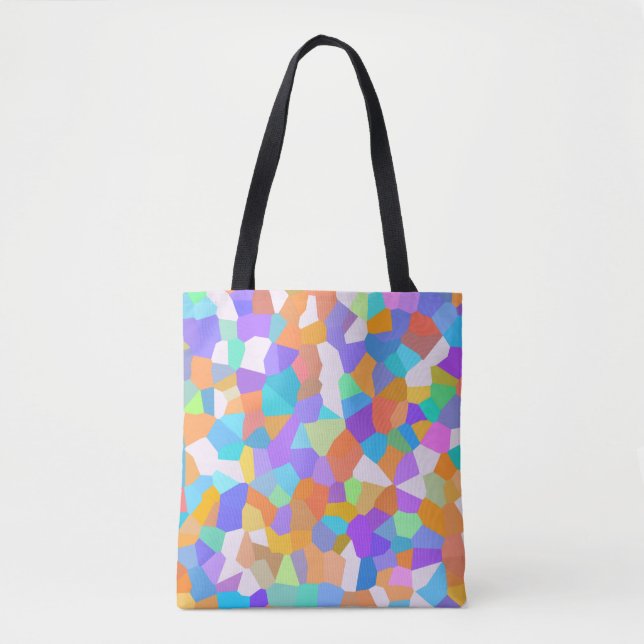 Tote Bag Verre de plage de Spring Paint (Devant)
