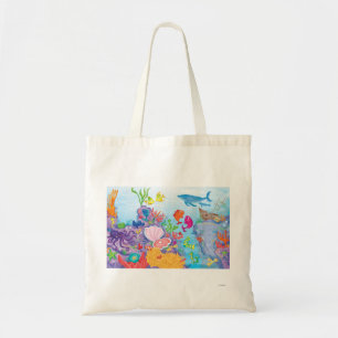 Tote Bag Vers le bas dans l'océan