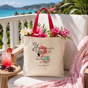 Tote Bag Verset biblique sur la beauté