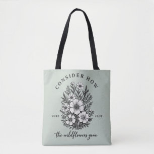 Tote Bag Verset chrétien inspirant à considérer