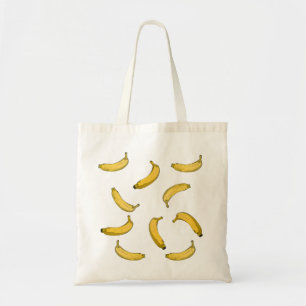 Tote Bag Version de croquis de motif Banana