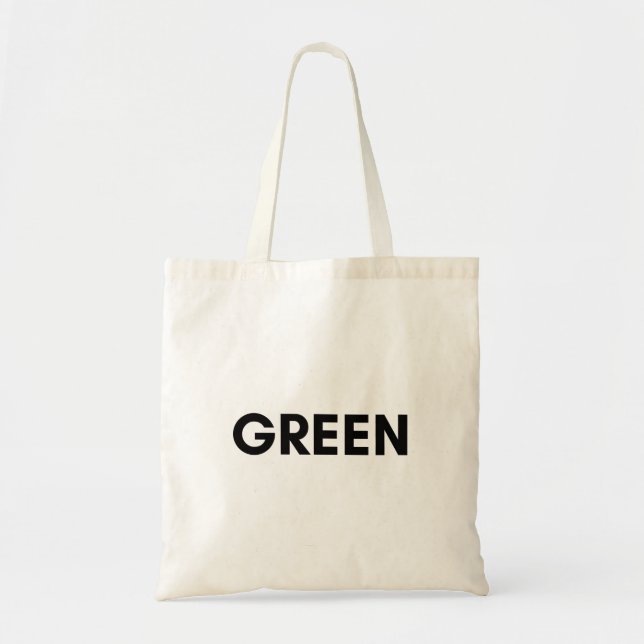 Tote Bag vert (Devant)