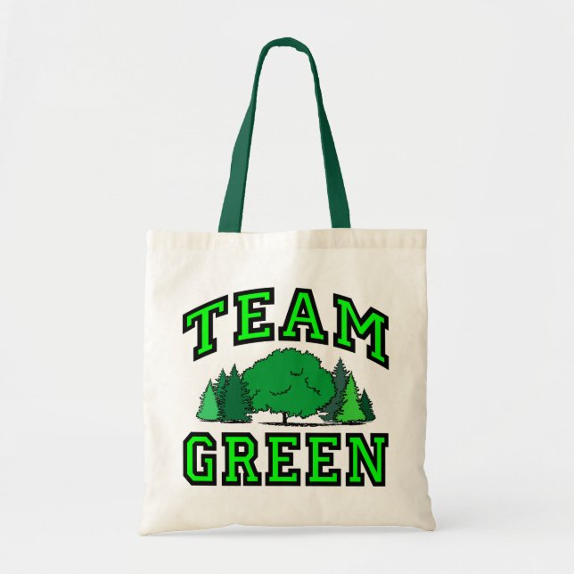 Tote Bag Vert d'équipe (Devant)