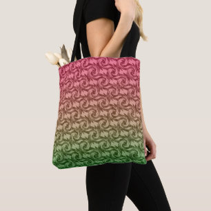 Tote Bag Vert rose gradient