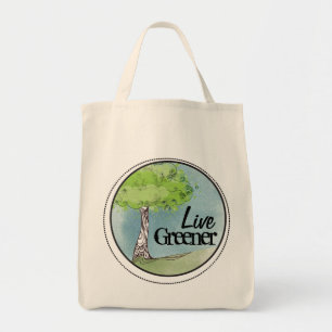 Tote Bag Vert vivant