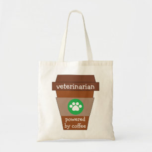 Tote Bag Vétérinaire Alimenté Par Café