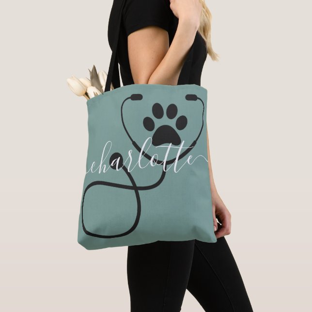 Tote Bag Vétérinaire vétérinaire sur mesure Vétérinaire ass (De près)