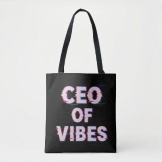 Tote Bag VIBE CEO PROTOCOL - Reality Glitch (Instant Aura U