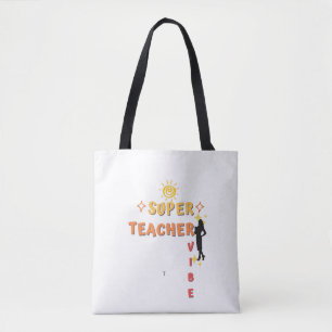 Tote Bag Vibe Super enseignant